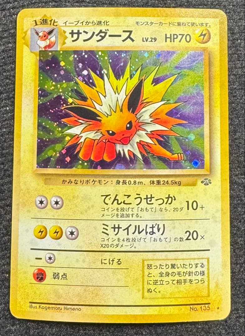 旧裏 シャワーズ サンダース ブースター