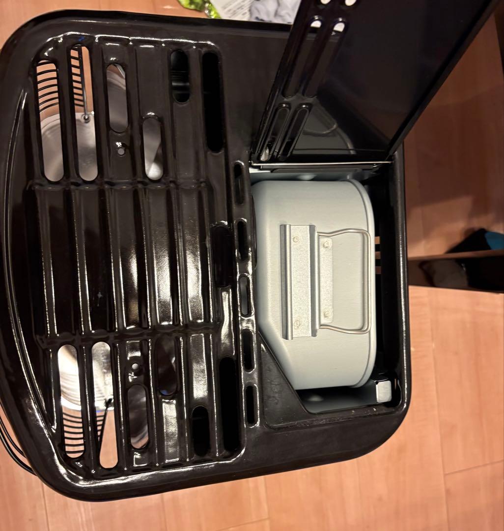 コンパクト自然通気形開放式石油ストーブ