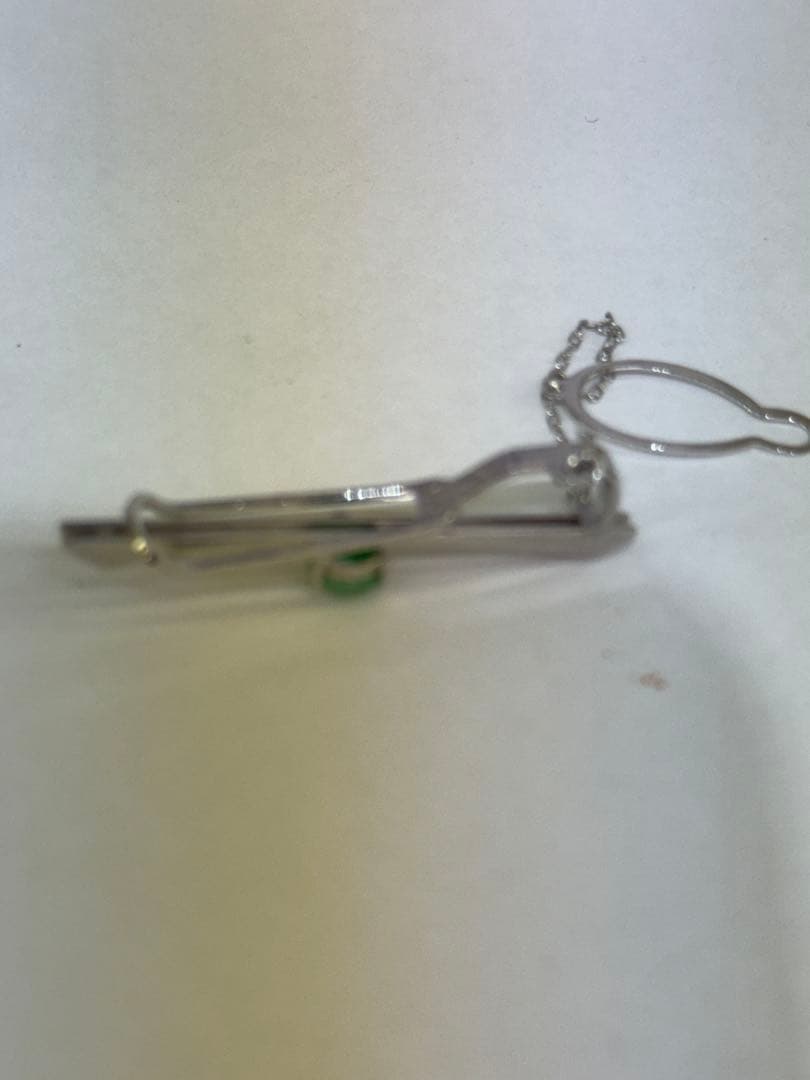 ｋ１４金ホワイトゴールドネクタイピン