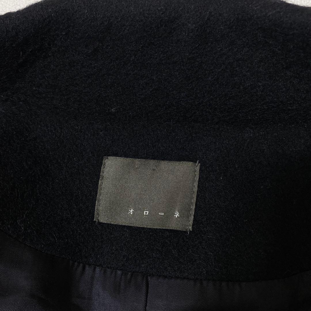 オローネ 6つボタンのバルーンコート ウール メルトン