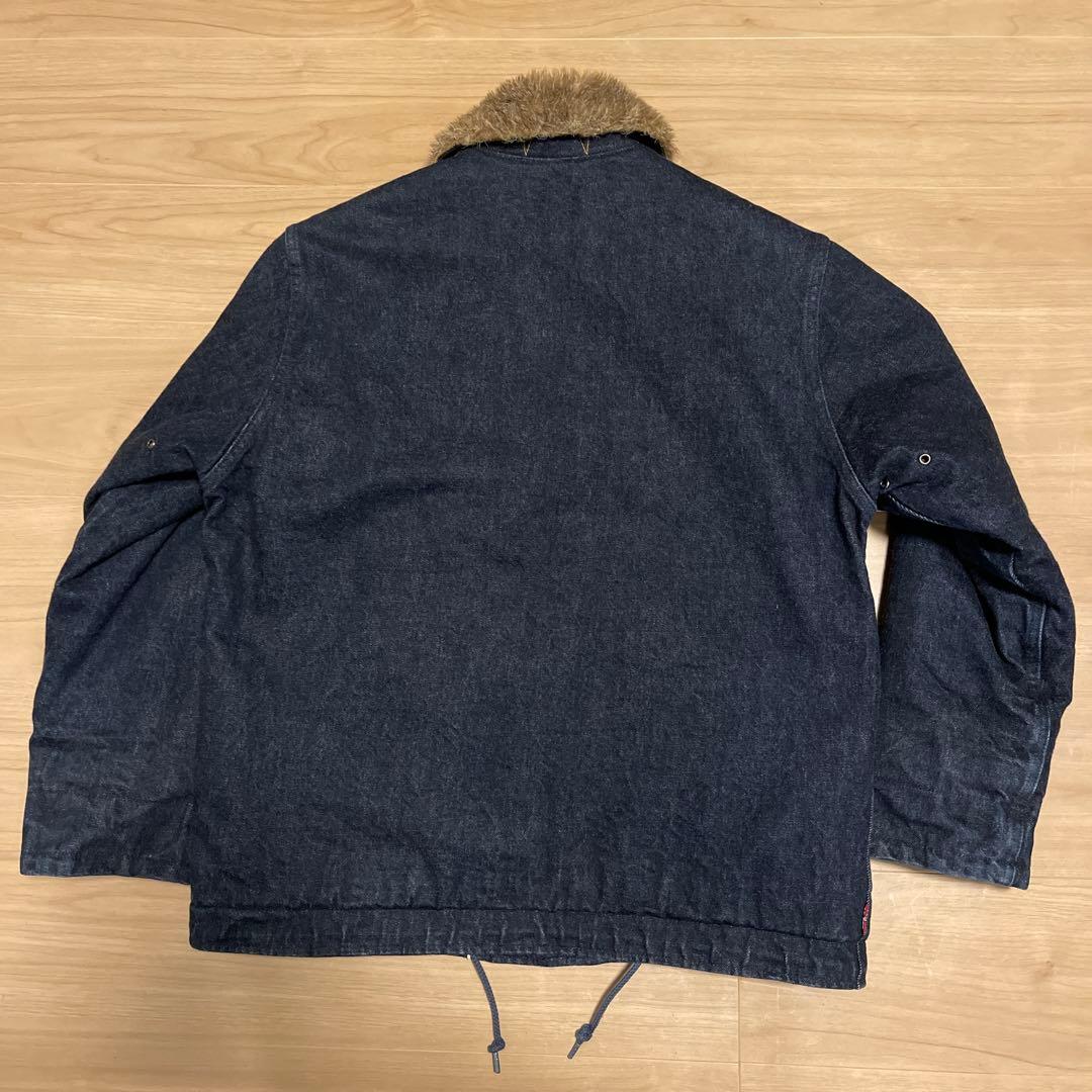 美品 45限定 HOUSTON DENIMEデニム N-1 デッキジャケット L