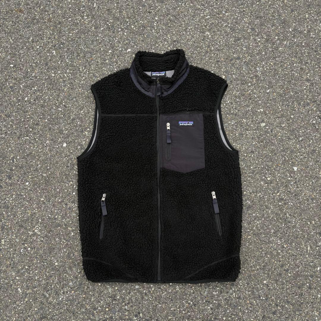 Patagonia パタゴニア ブラック フリースベスト レトロX 19年製