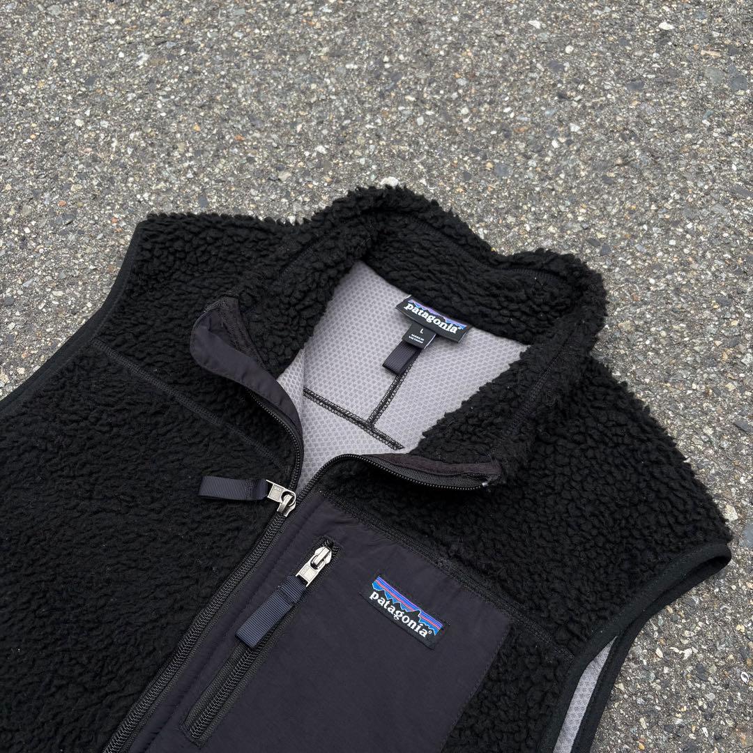 Patagonia パタゴニア ブラック フリースベスト レトロX 19年製