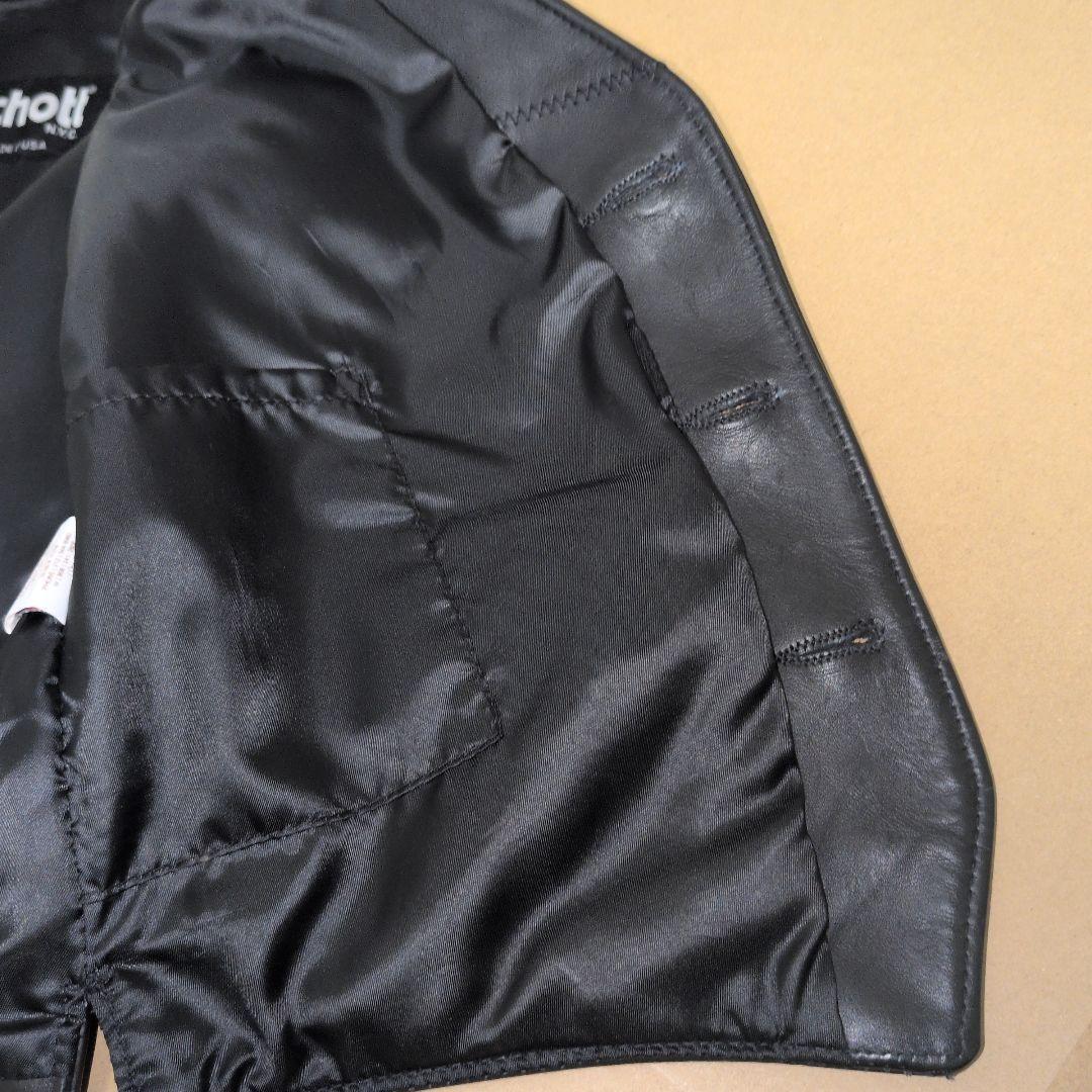 SCHOTT レザーベスト USA製 Mサイズ