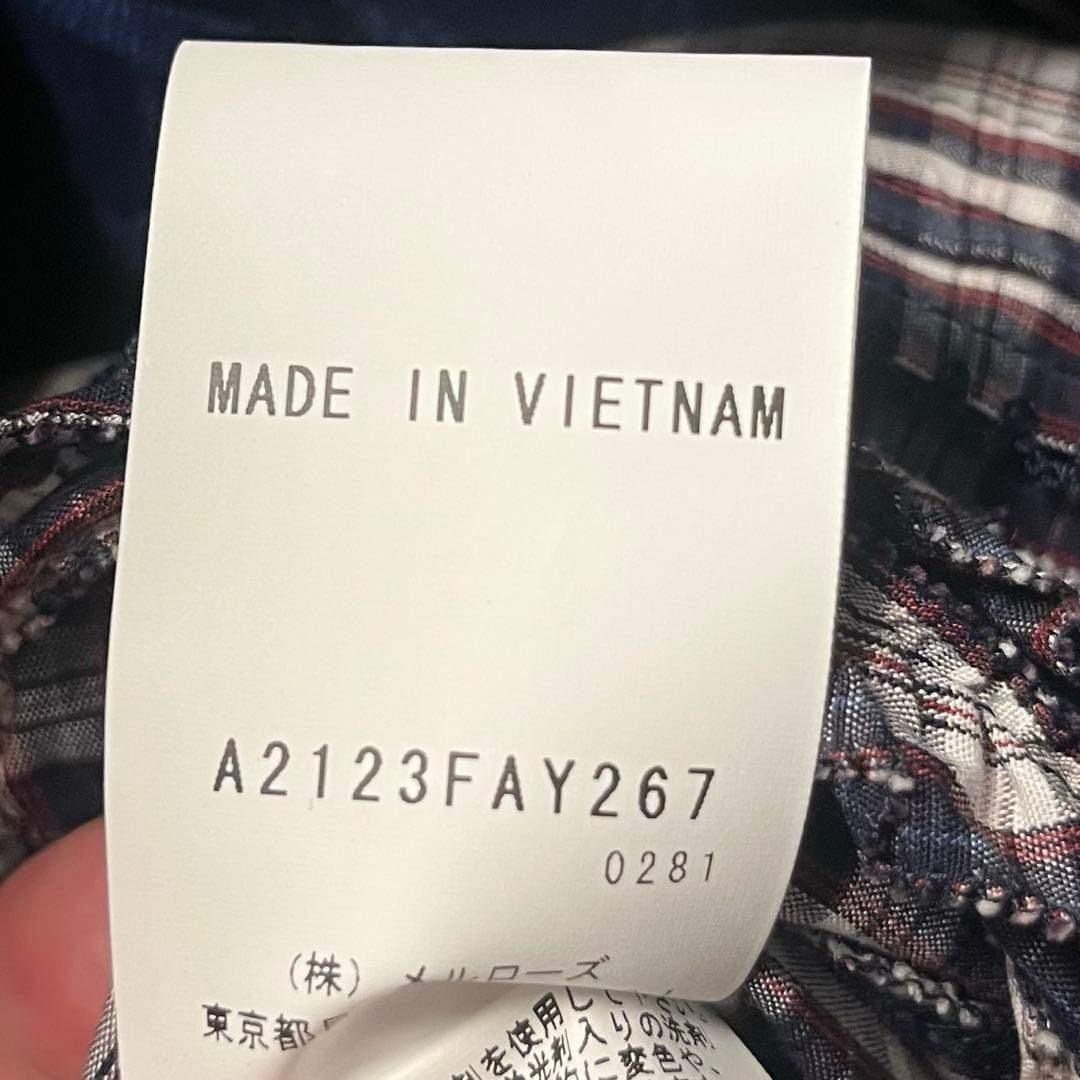 新品タグ付き✨ 2022 ピンクハウス　チェック　フリル　ローン　ワンピース