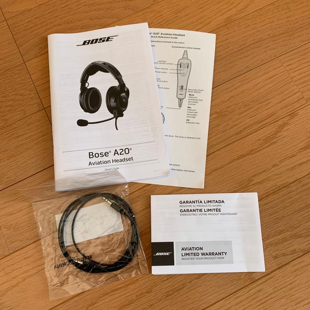 ヘッドホン Bose A20 Aviation Headset