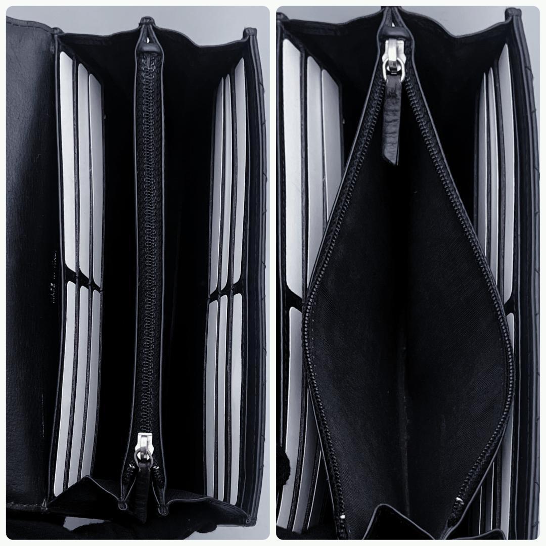 箱無し！即決フォロー割！シャネル マトラッセ ステッチ黒財布 正規保証2919.