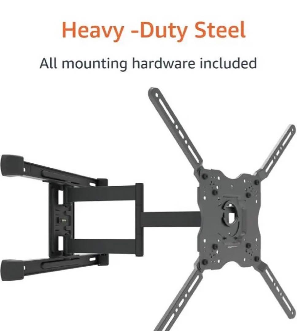 テレビ壁掛け金具フルモーション水平ポスト設置レベリング付 32~86インチ対応