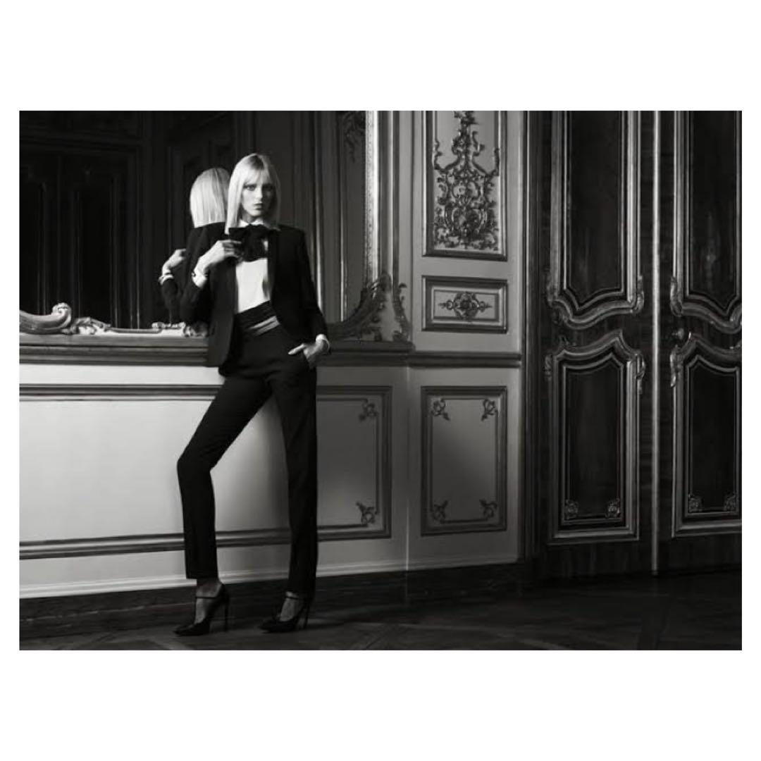 2012 saint laurent スモーキングジャケット グッチタグ