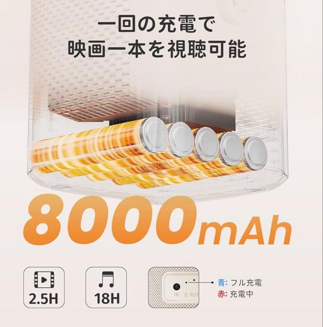 【未開封・半額以下】Yaber T2 高音質プロジェクター_JBLスピーカー