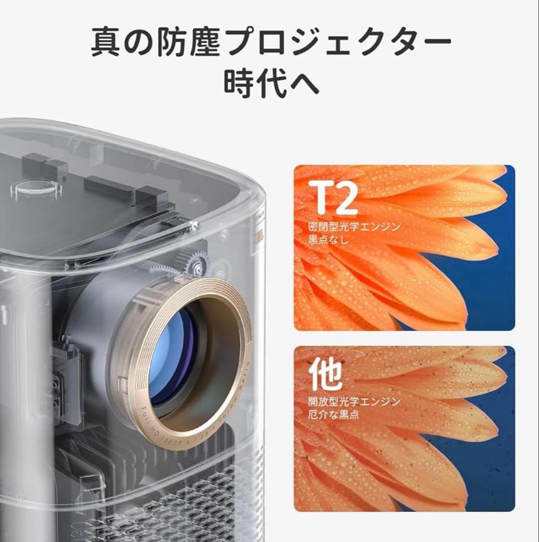 【未開封・半額以下】Yaber T2 高音質プロジェクター_JBLスピーカー