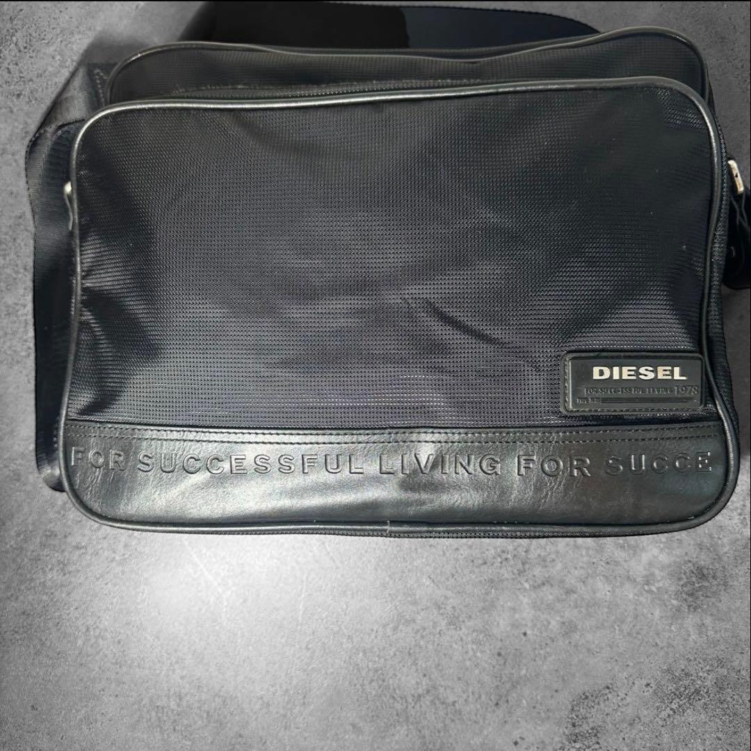 バッグ archive DIESEL Logo Black Shoulder Bag