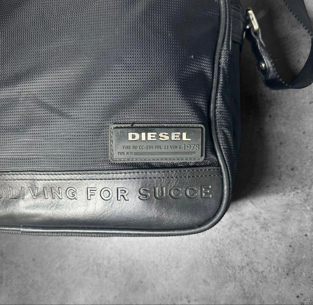 バッグ archive DIESEL Logo Black Shoulder Bag