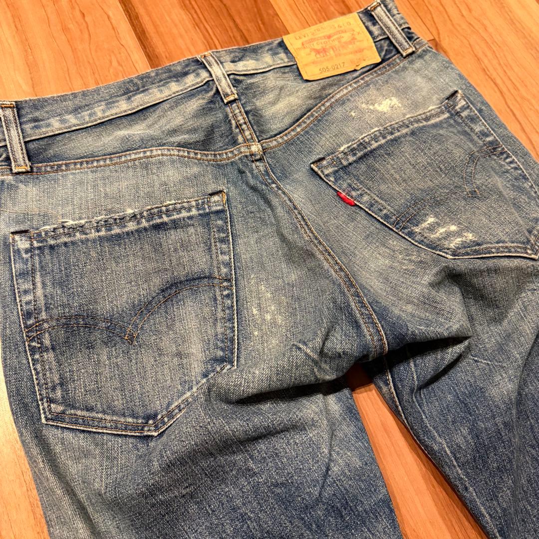 【フルリペア！】LEVI‘S 505 LVC1967 W32【鬼ヒゲ！ハチノス】