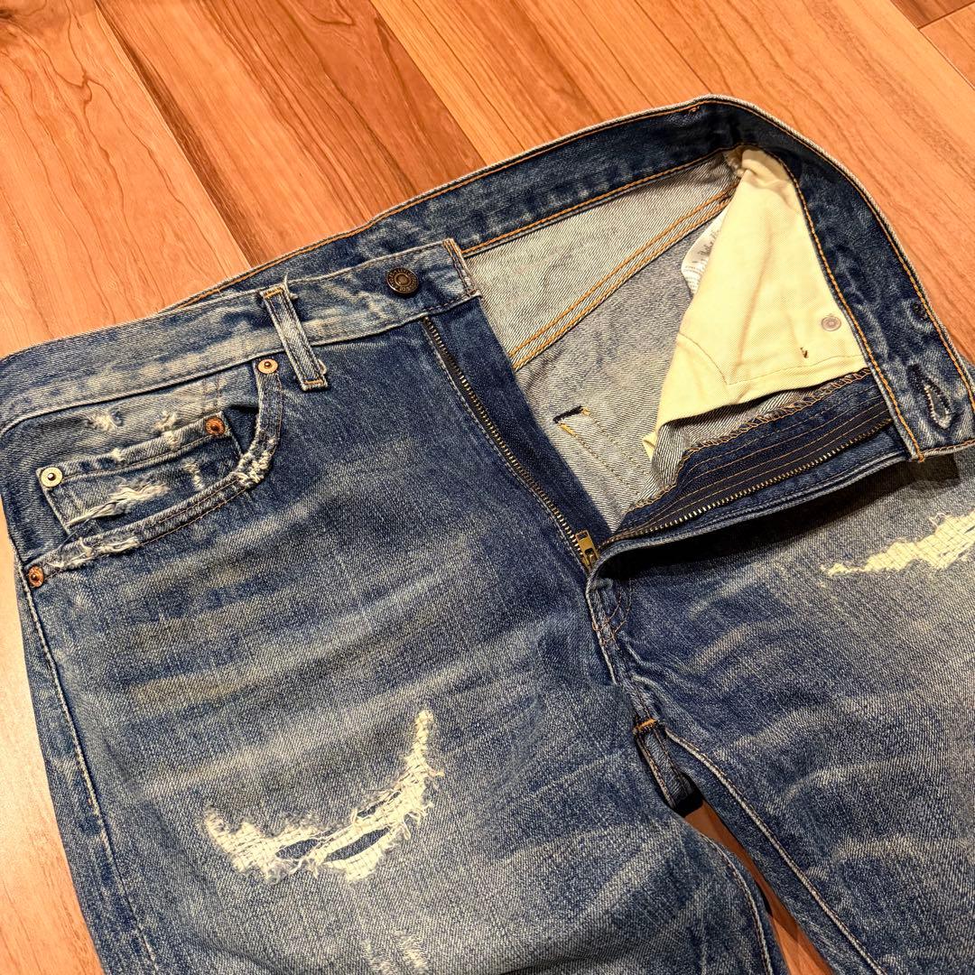 【フルリペア！】LEVI‘S 505 LVC1967 W32【鬼ヒゲ！ハチノス】