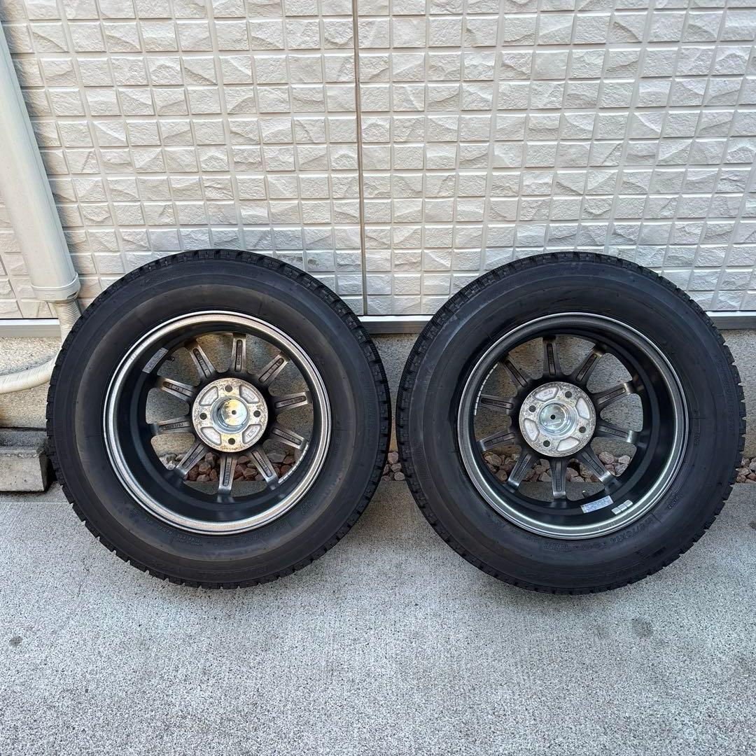 (1/2)スタッドレスタイヤ アルミホイールセット 2本分