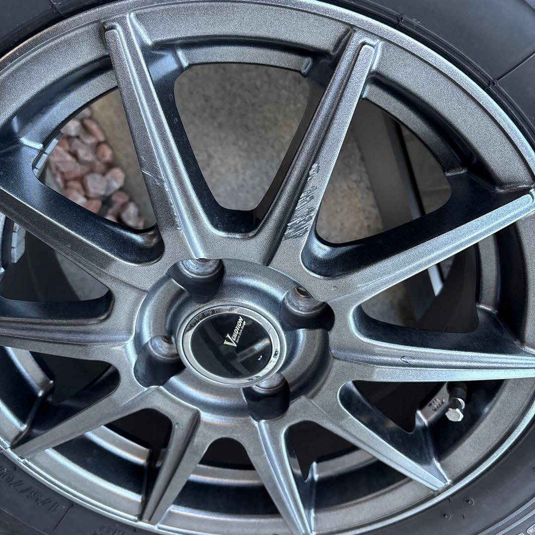 (1/2)スタッドレスタイヤ アルミホイールセット 2本分