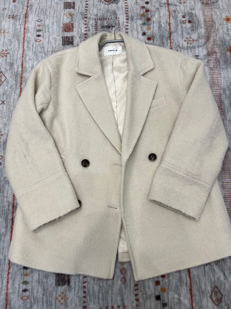 オーバーサイズウールシャギージャコット