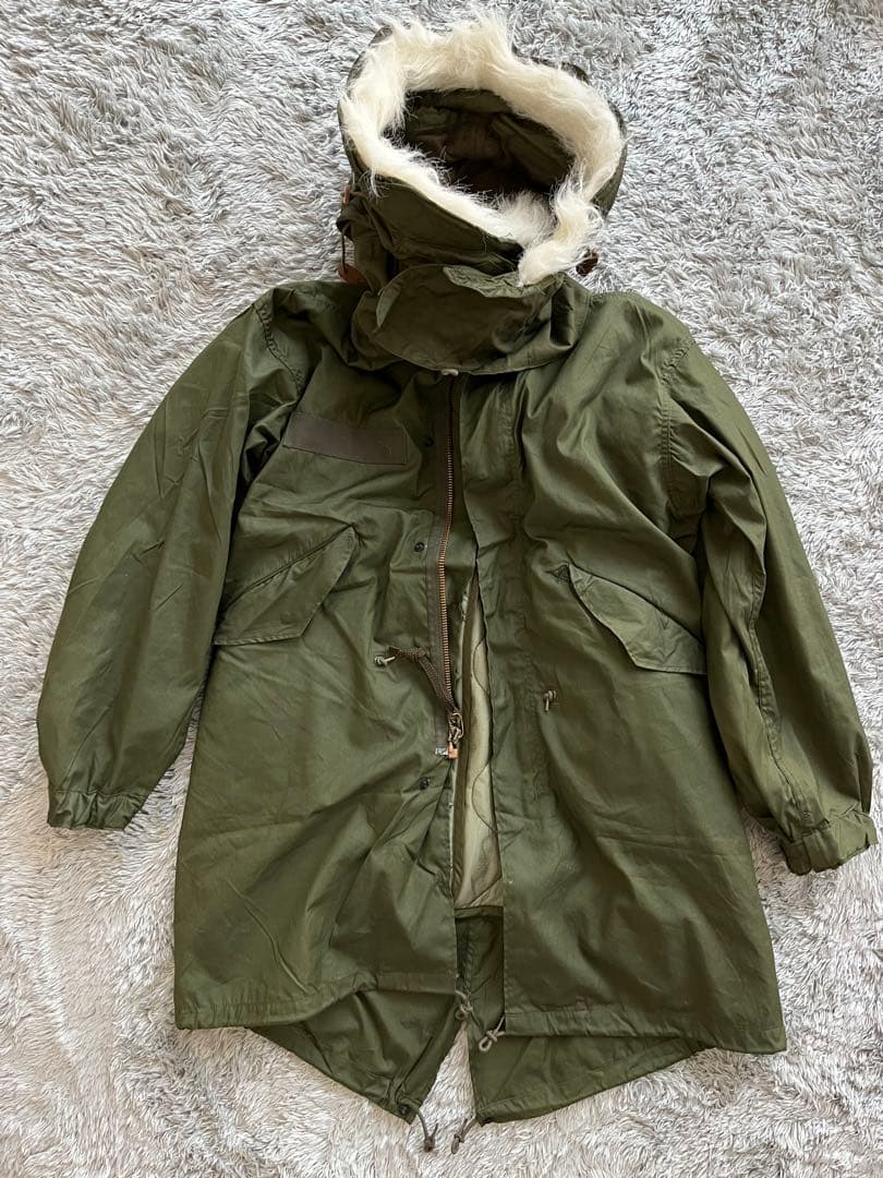 米軍 実物 デッド M-65 フィッシュテールパーカ XS フルセット