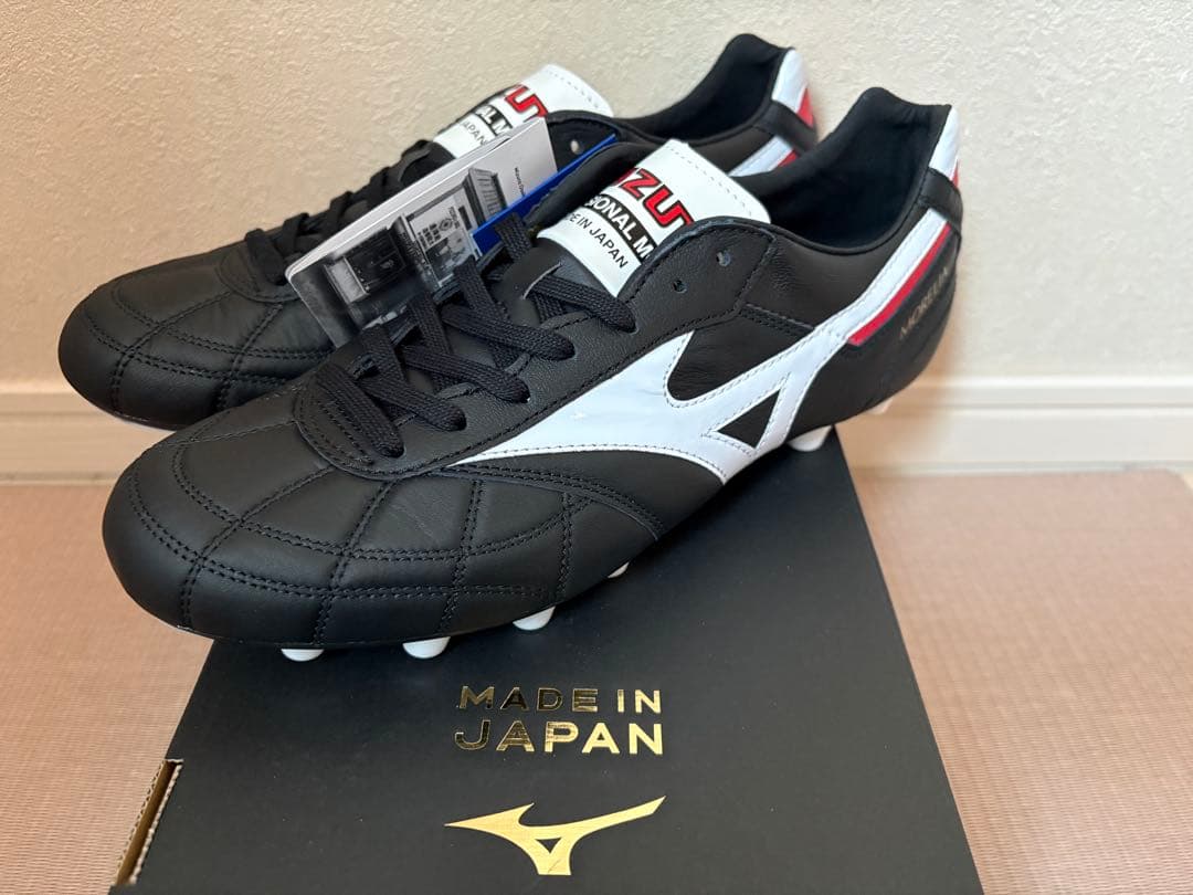モレリア2japan27.0cm 未使用ミズノ サッカースパイク　ショートタン黒