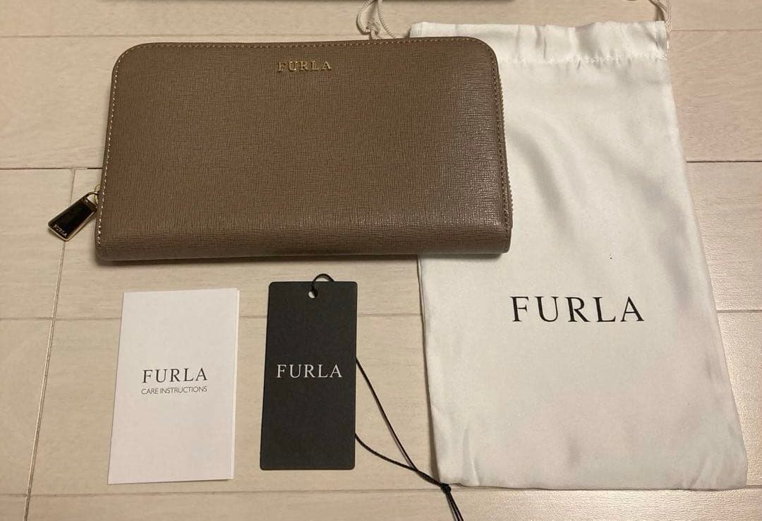 値下げ不可 FURLA フルラ BABYLON XL ZIP AROUND