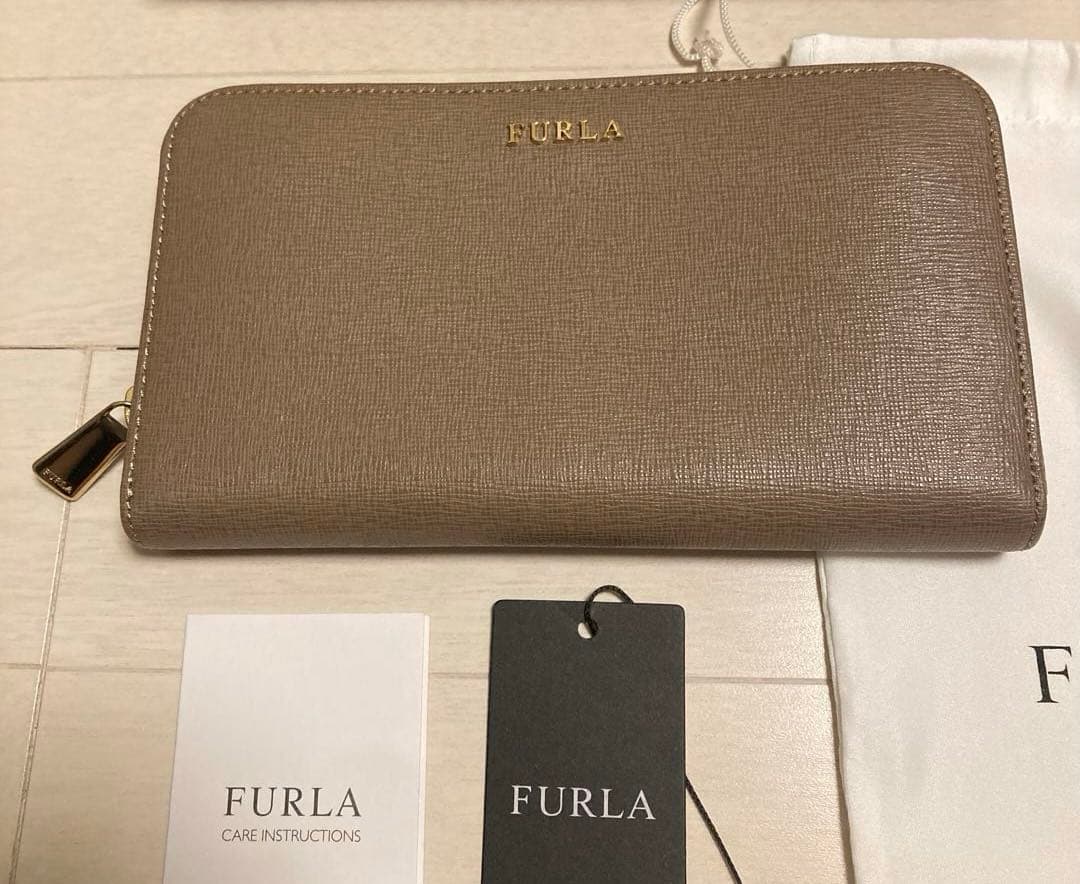 値下げ不可 FURLA フルラ BABYLON XL ZIP AROUND