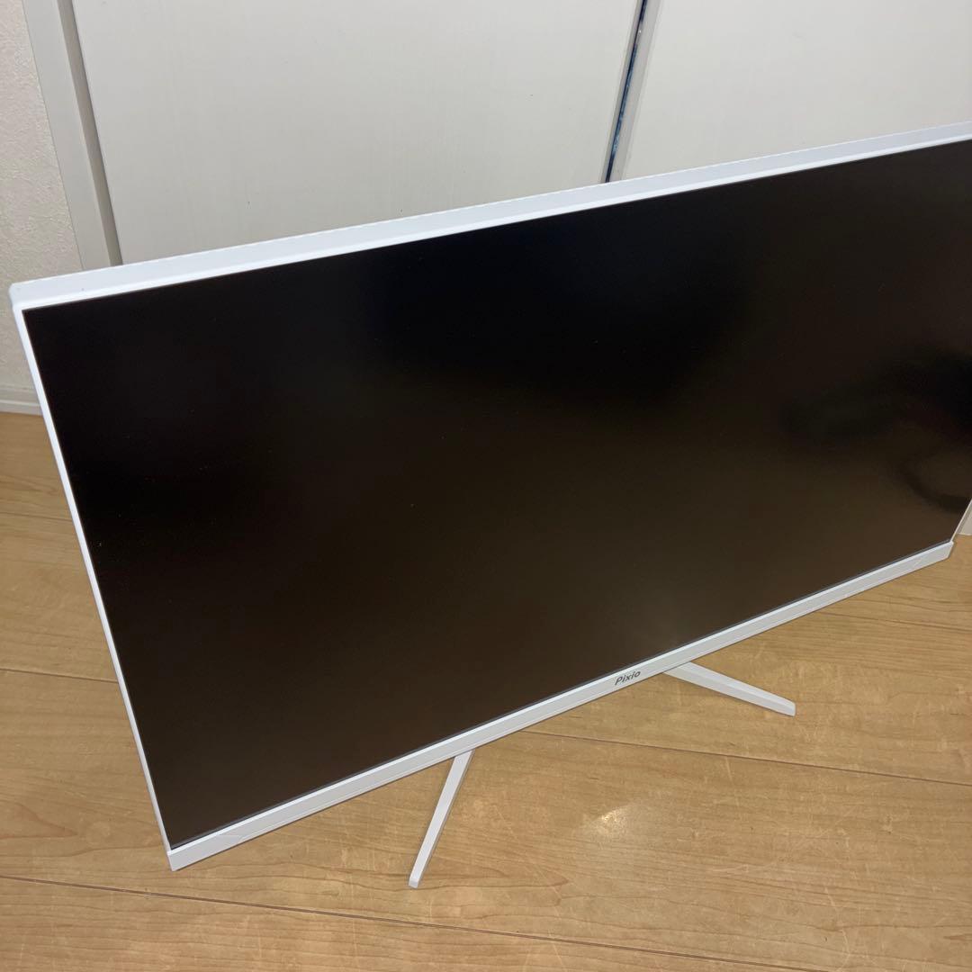 美品！！PIXIO 白 ゲーミングモニター 27インチ 160Hz 4K