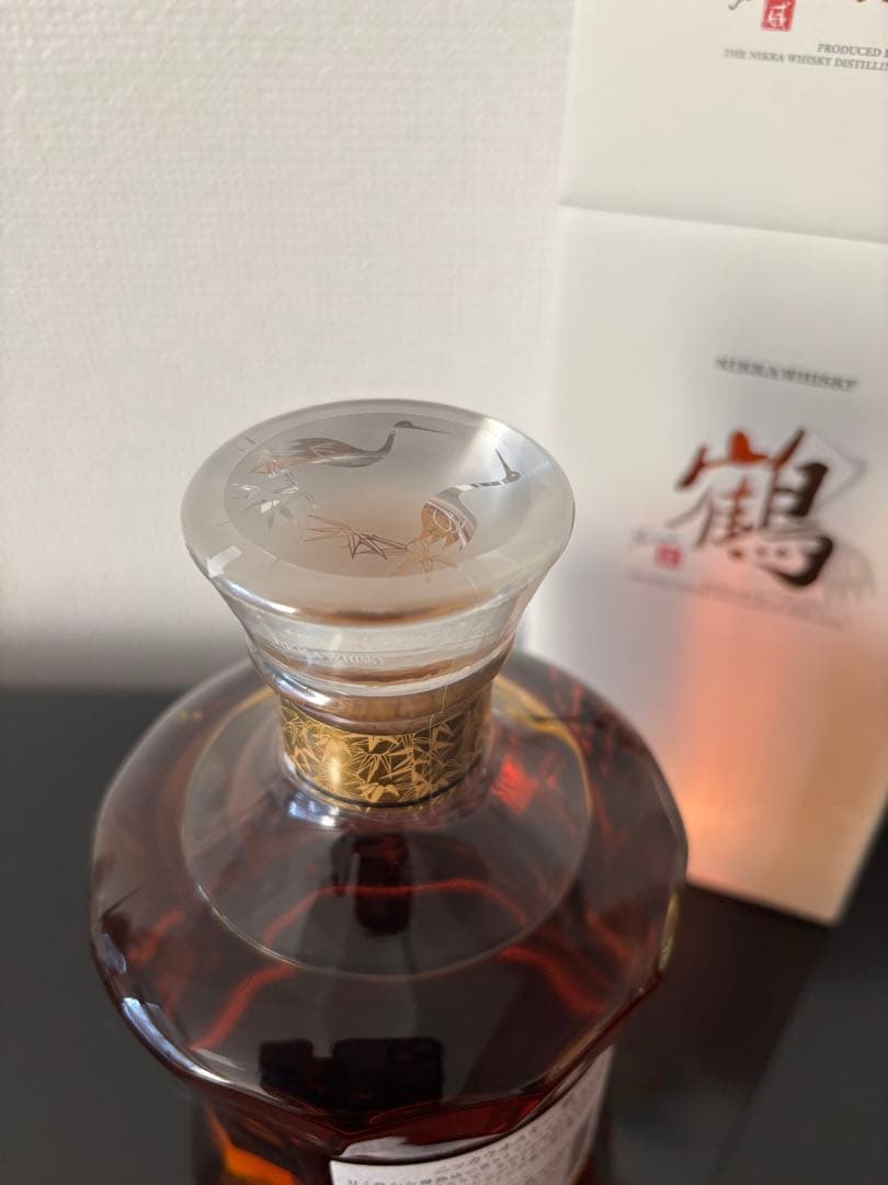【新品未開封】鶴　700ml 余市蒸留所限定 ニッカウヰスキー　ショッパー付き