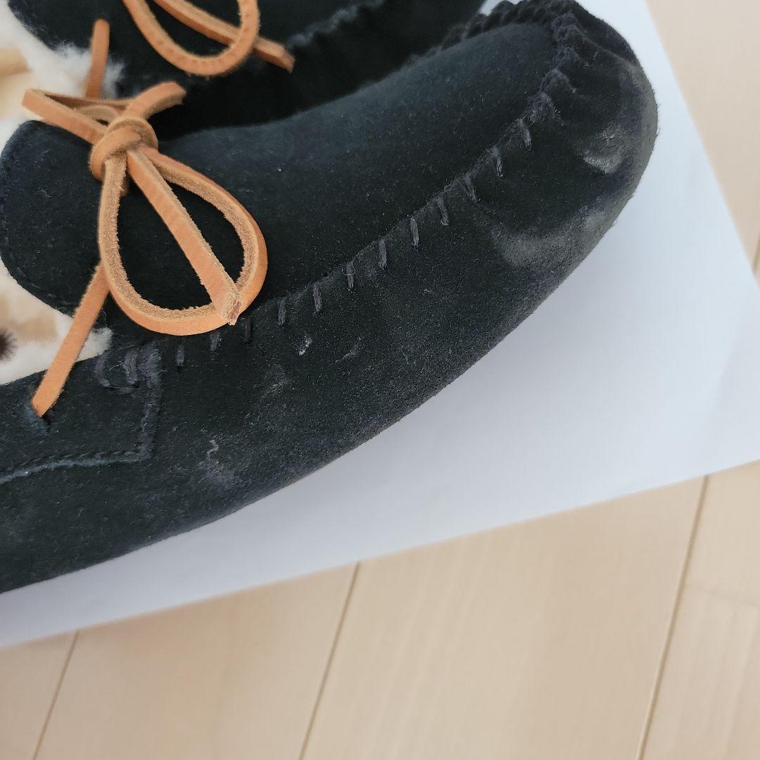 出品21日まで！　UGG DAKOTA モカシン　ブラック/25