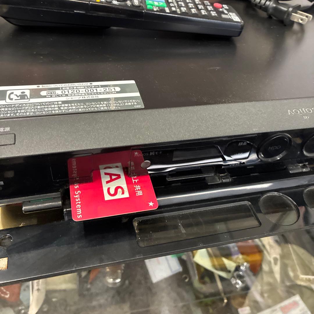 シャープ　09年ブルーレイレコーダー320GB BD-HDS43 整理番号A7