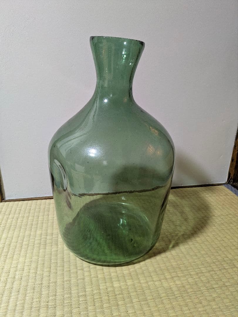 デミジョンボトル　アンティーク　花瓶　フラワーベース