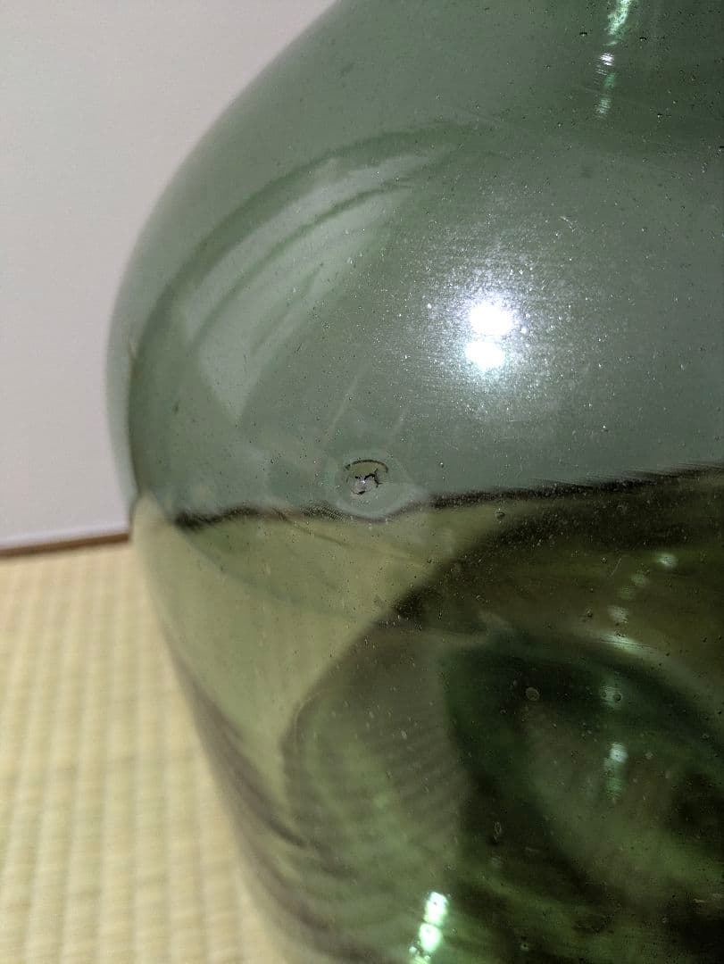 デミジョンボトル　アンティーク　花瓶　フラワーベース