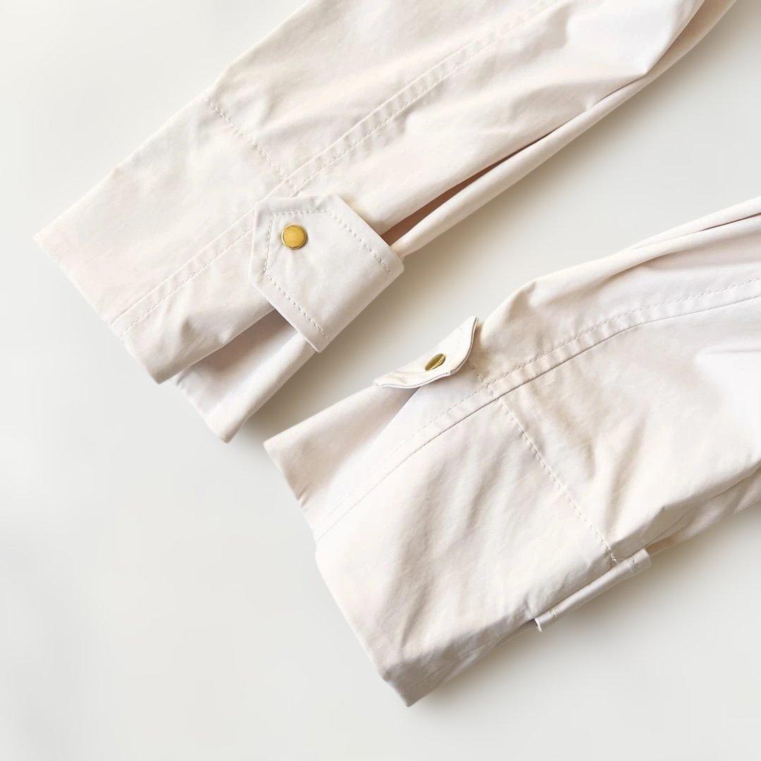 未使用級 アナイ ブライトツイルライナー付モッズコート オフ白 2024✨ 38