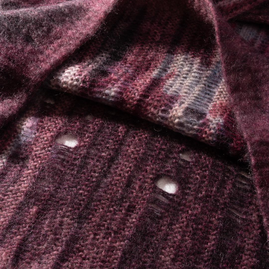 新品 Acne Studios ダメージ加工 ニットセーター