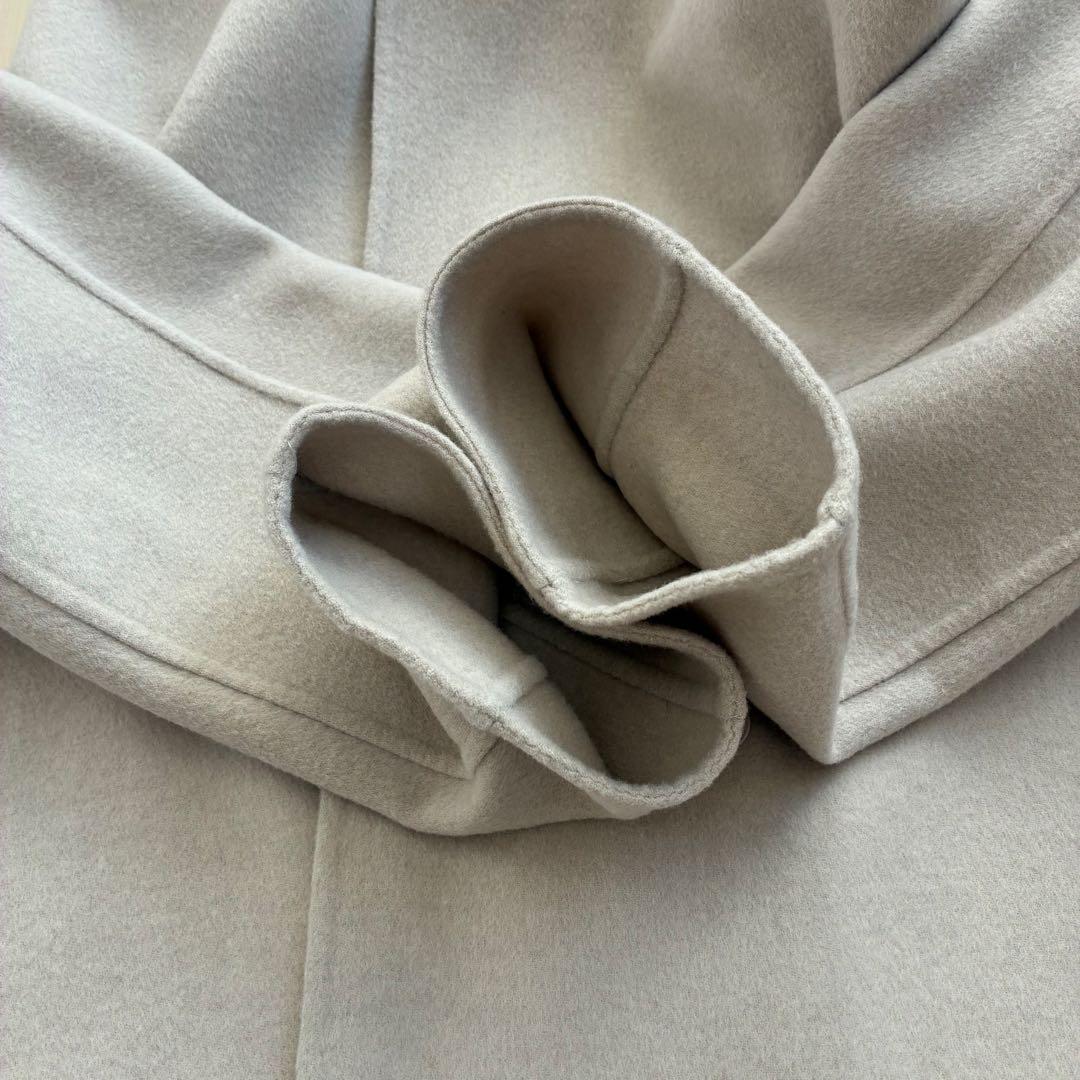 Ballsey プレミアムウールリバー フーデッドショートコート　ライトベージュ