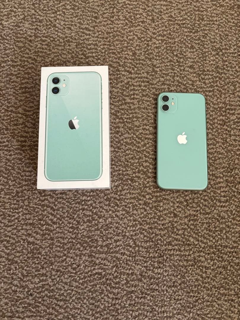 Apple iPhone 11 ミントグリーン 本体　箱付き