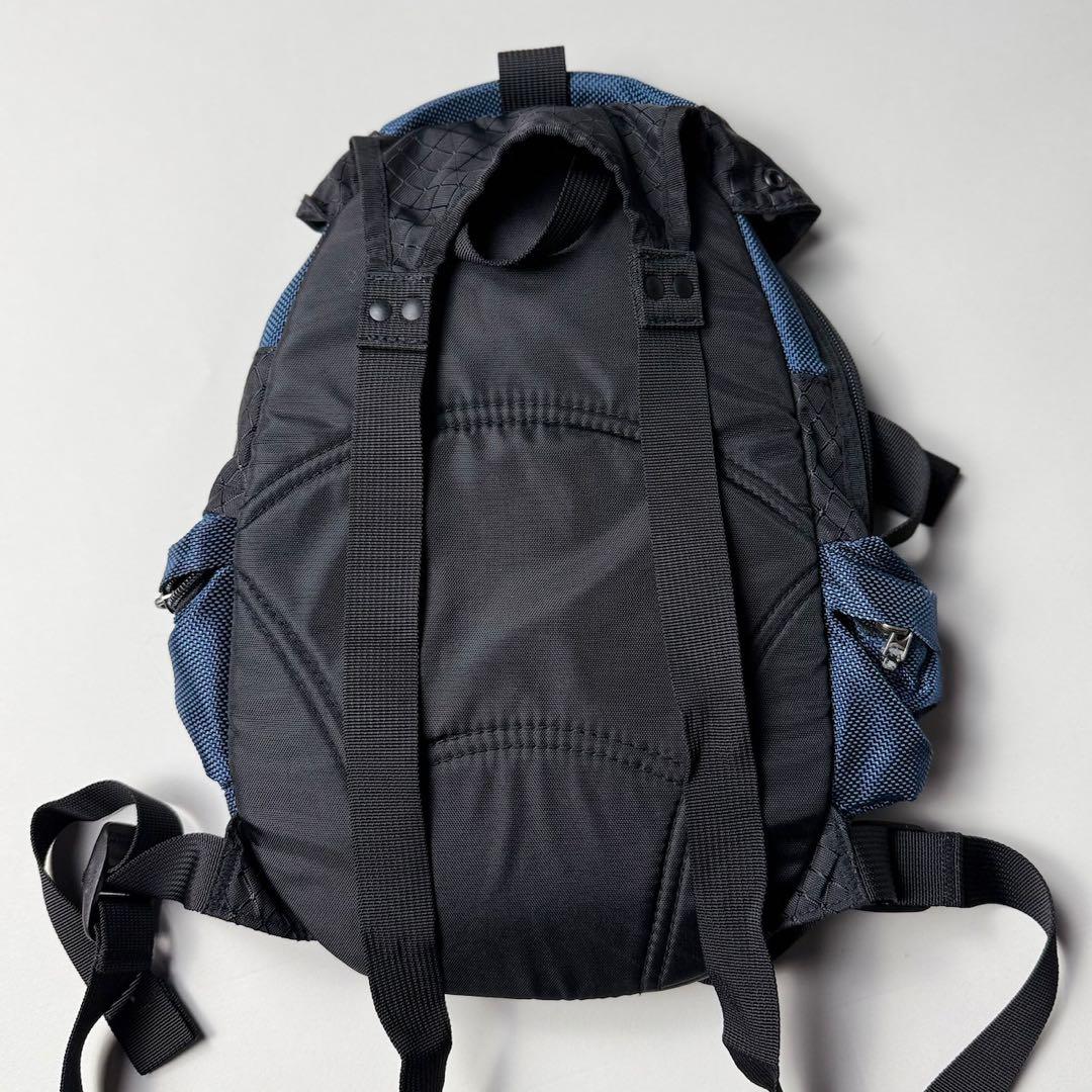 希少 90's OAKLEY icon mini navy backpack