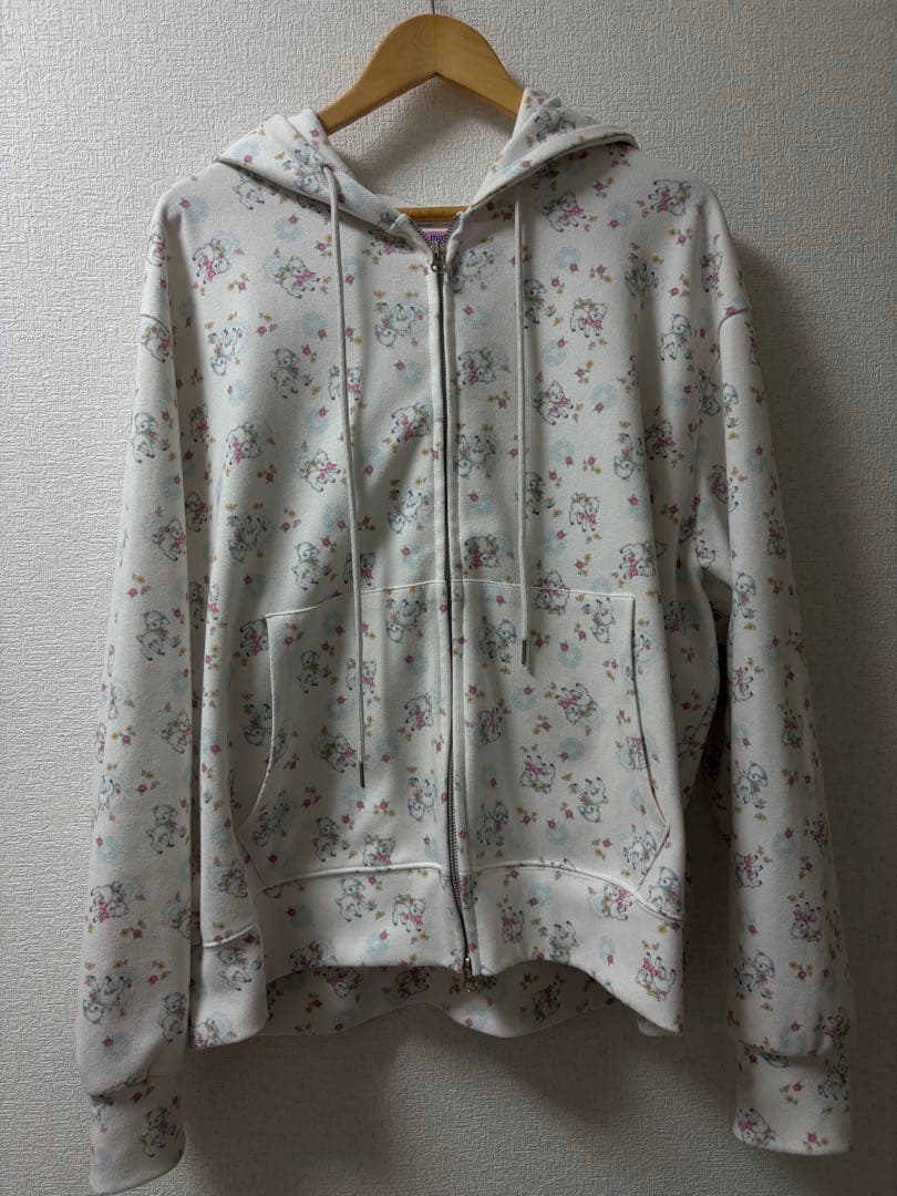 Mabling プリント フード付きパーカー