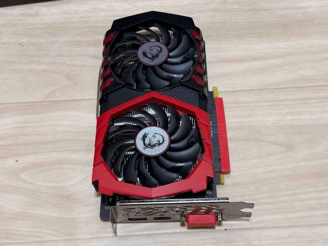 MSI GeForce GTX 1050 Ti Gaming X 動作確認済み