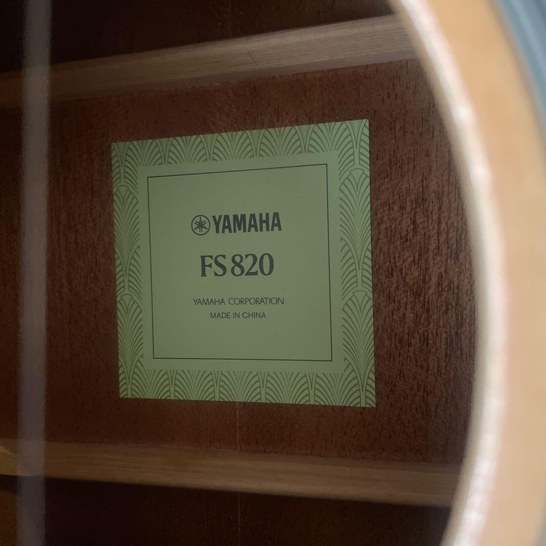 YAMAHA(ヤマハ)　アコースティックギター　FS820　初心者セット
