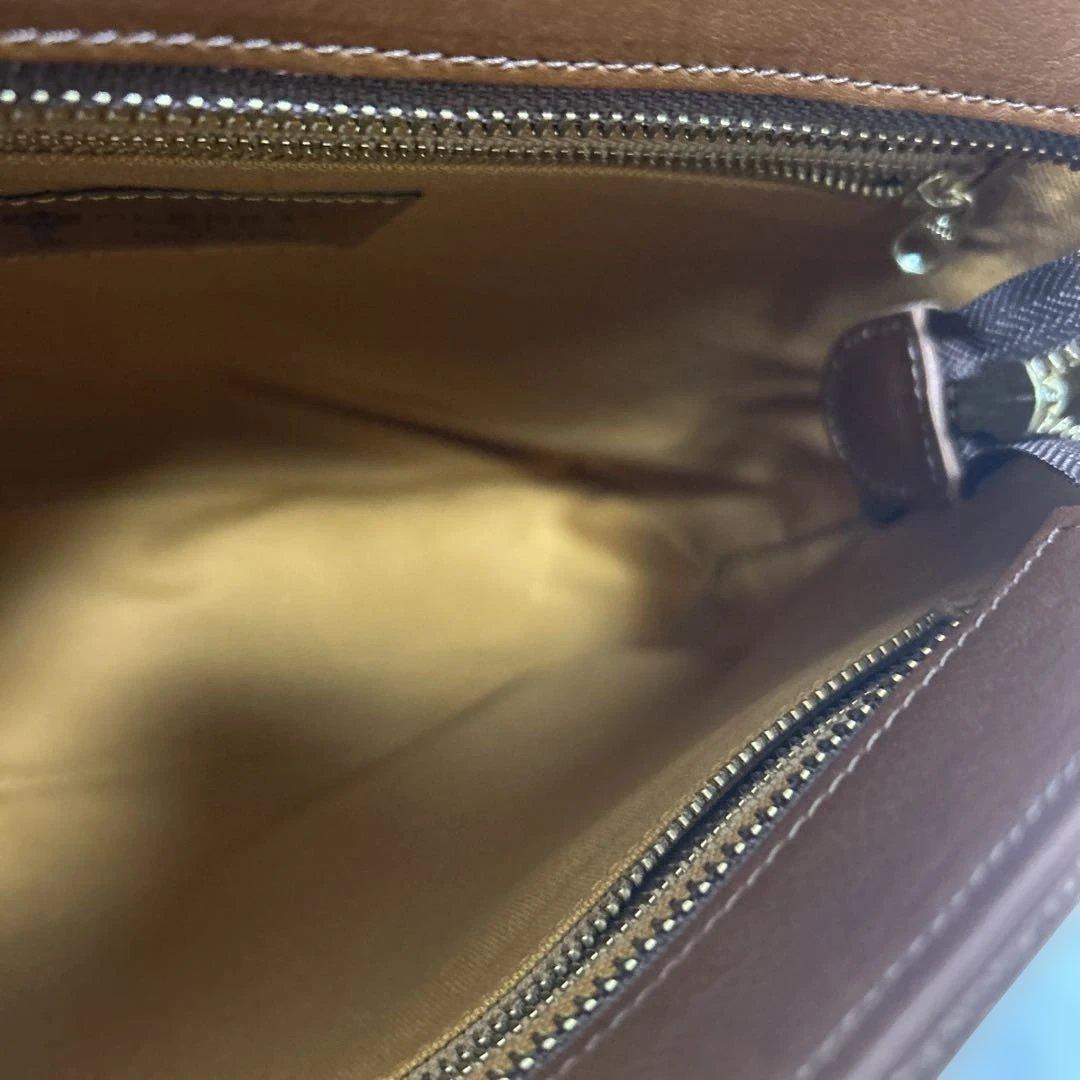 【極美品】クレドラン マルシェリュック ブラウン　レザー