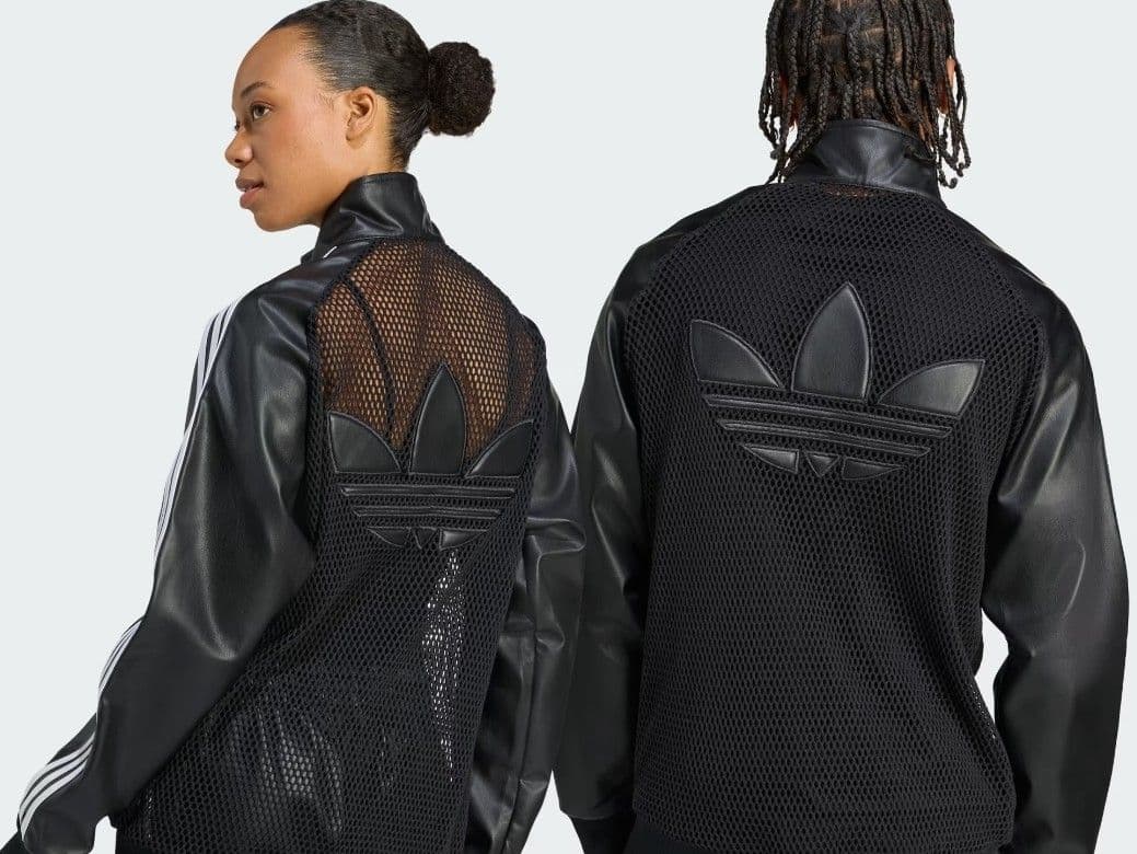アディダス ✕ ジェレミースコット　メッシュレザー トラックジャケット