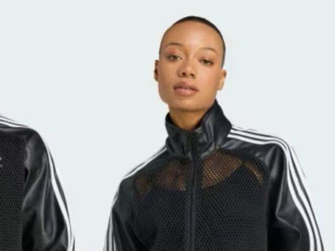 アディダス ✕ ジェレミースコット　メッシュレザー トラックジャケット