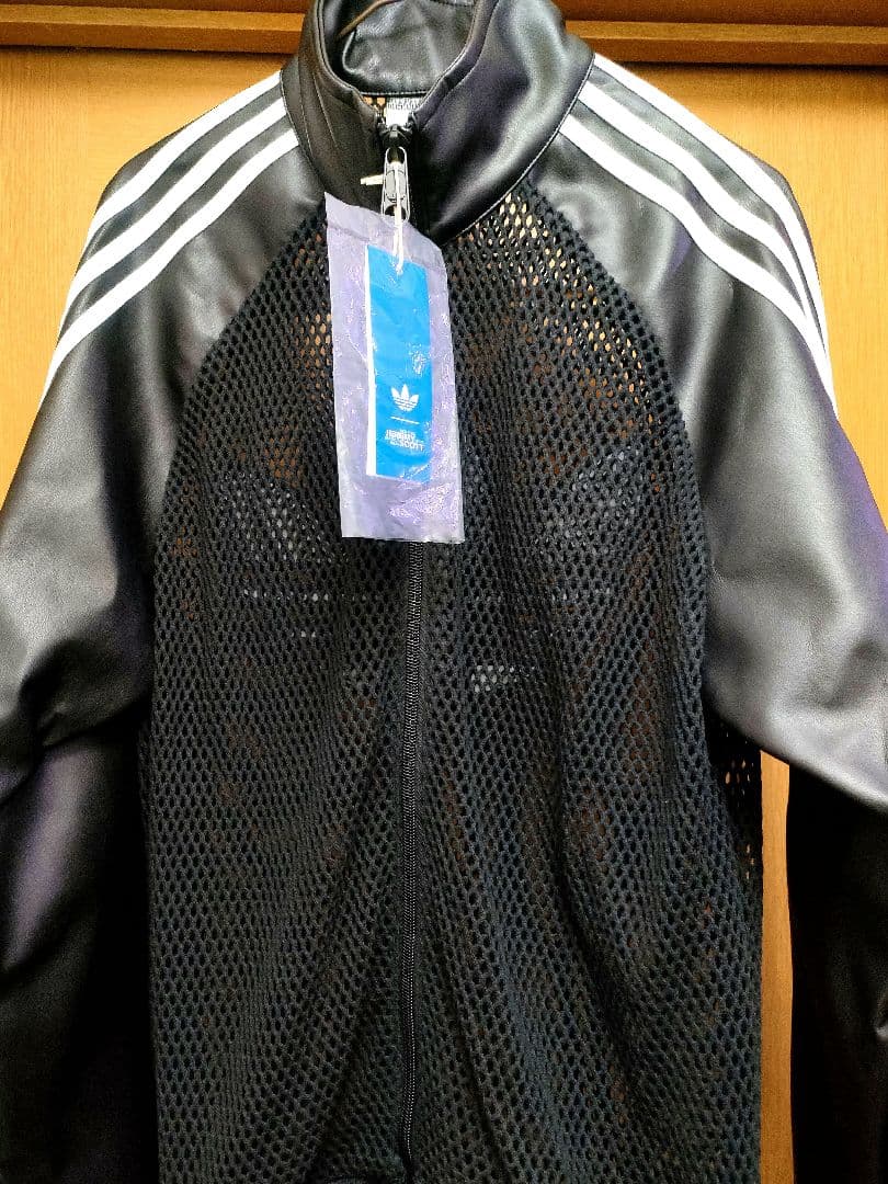アディダス ✕ ジェレミースコット　メッシュレザー トラックジャケット