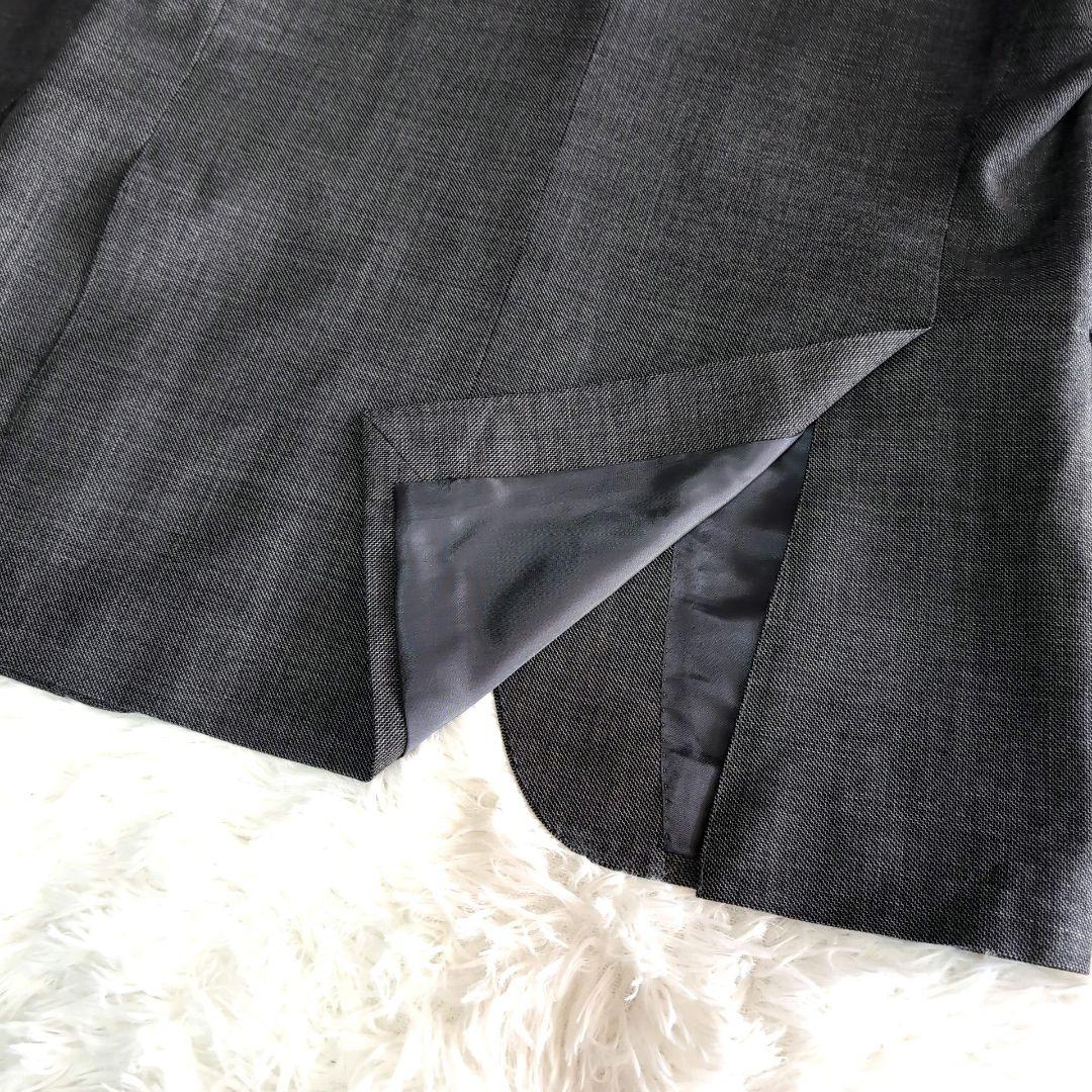 美品 スーツカンパニー REDA ホップサック スーツ スリーピース チャコール