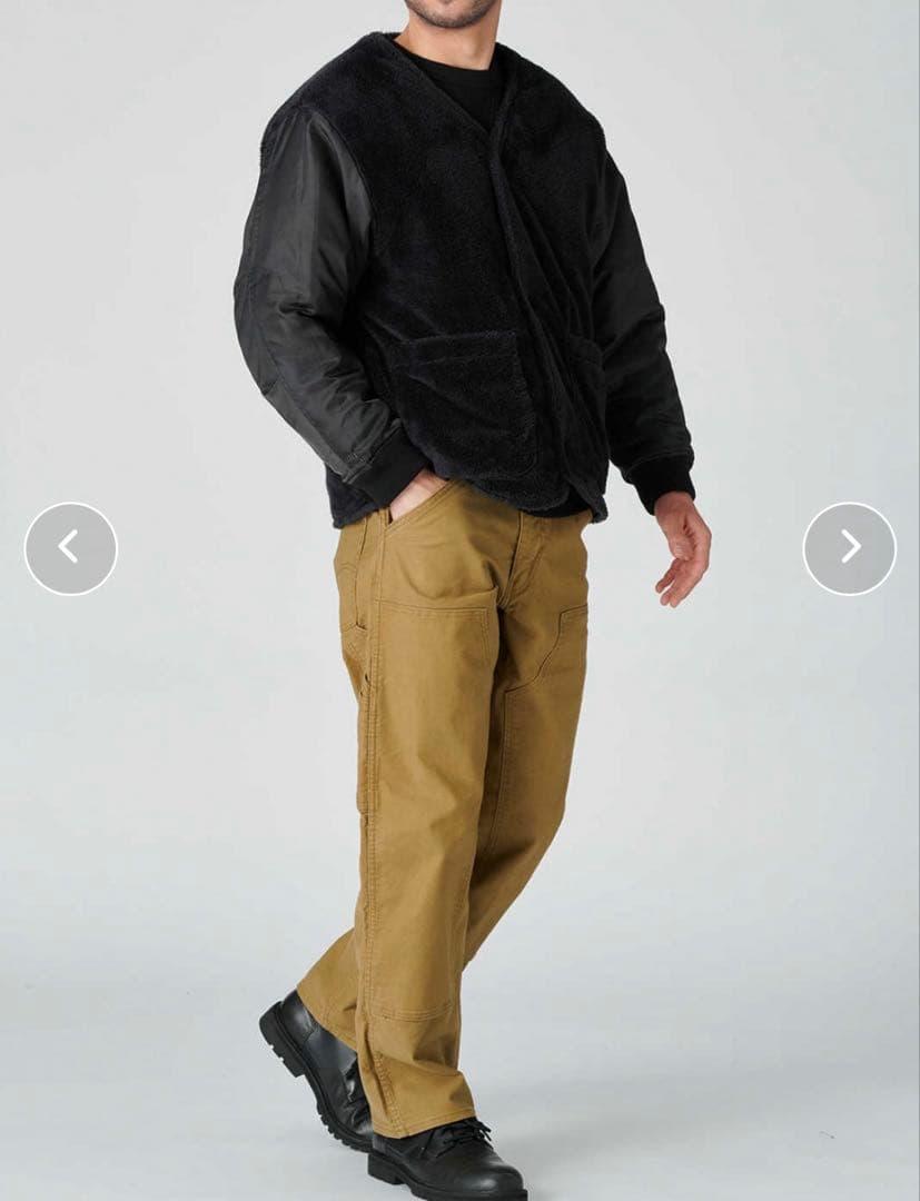 新品バックナンバーマルチウェイモッズコートインナー付き黒M定価15,800