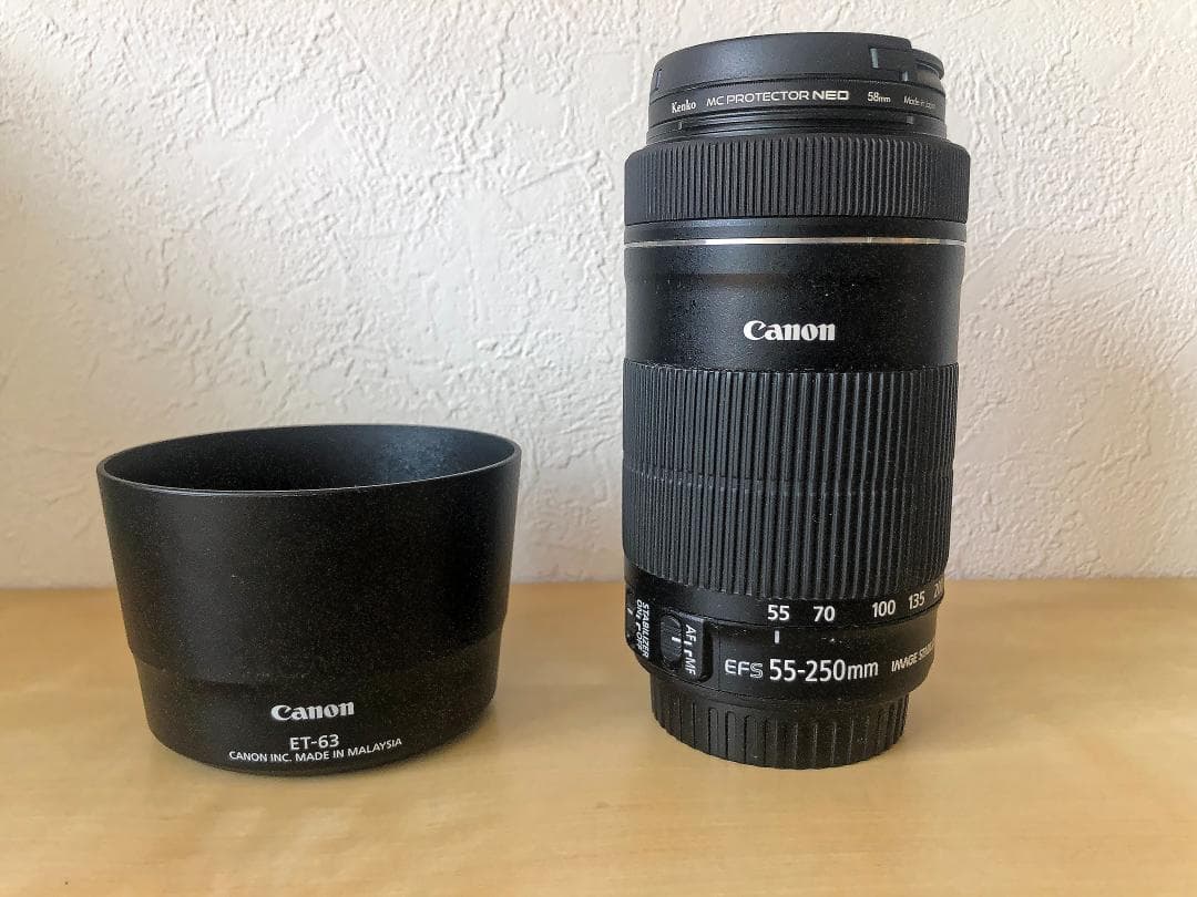 新古極上品 Canon EF-S 55-250mm f4-5.6 IS STM