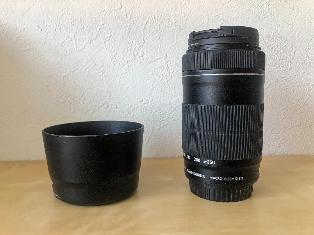 新古極上品 Canon EF-S 55-250mm f4-5.6 IS STM