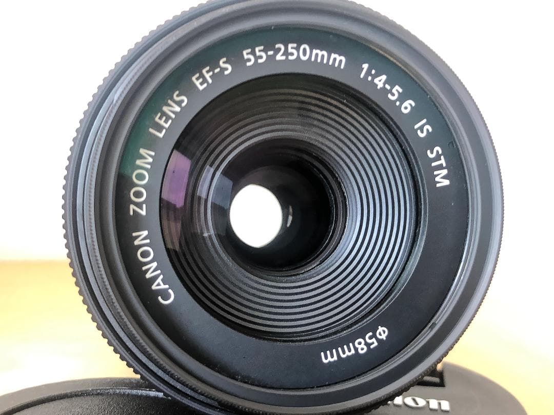 新古極上品 Canon EF-S 55-250mm f4-5.6 IS STM