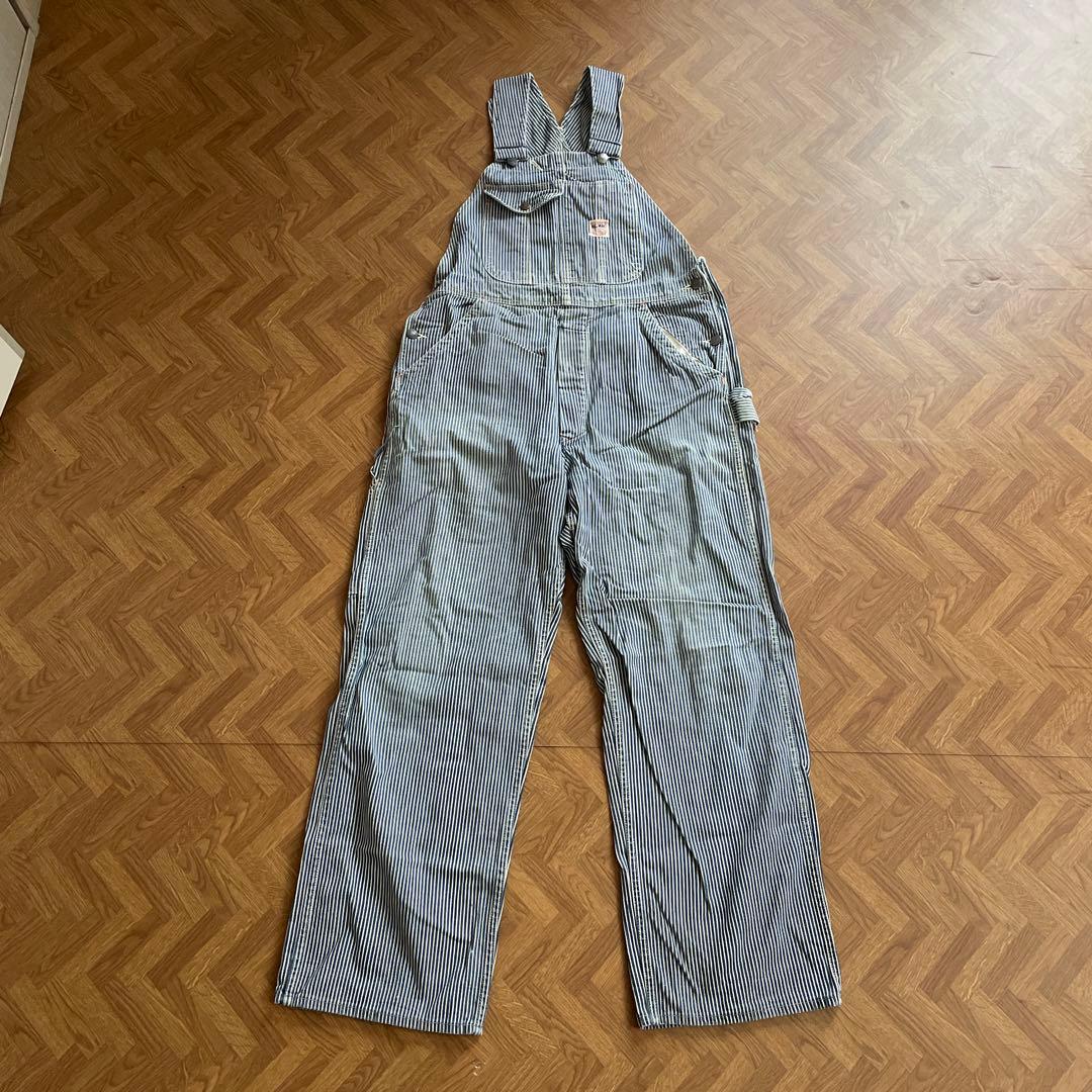 ヴィンテージBIG MAC ストライプ オーバーオール